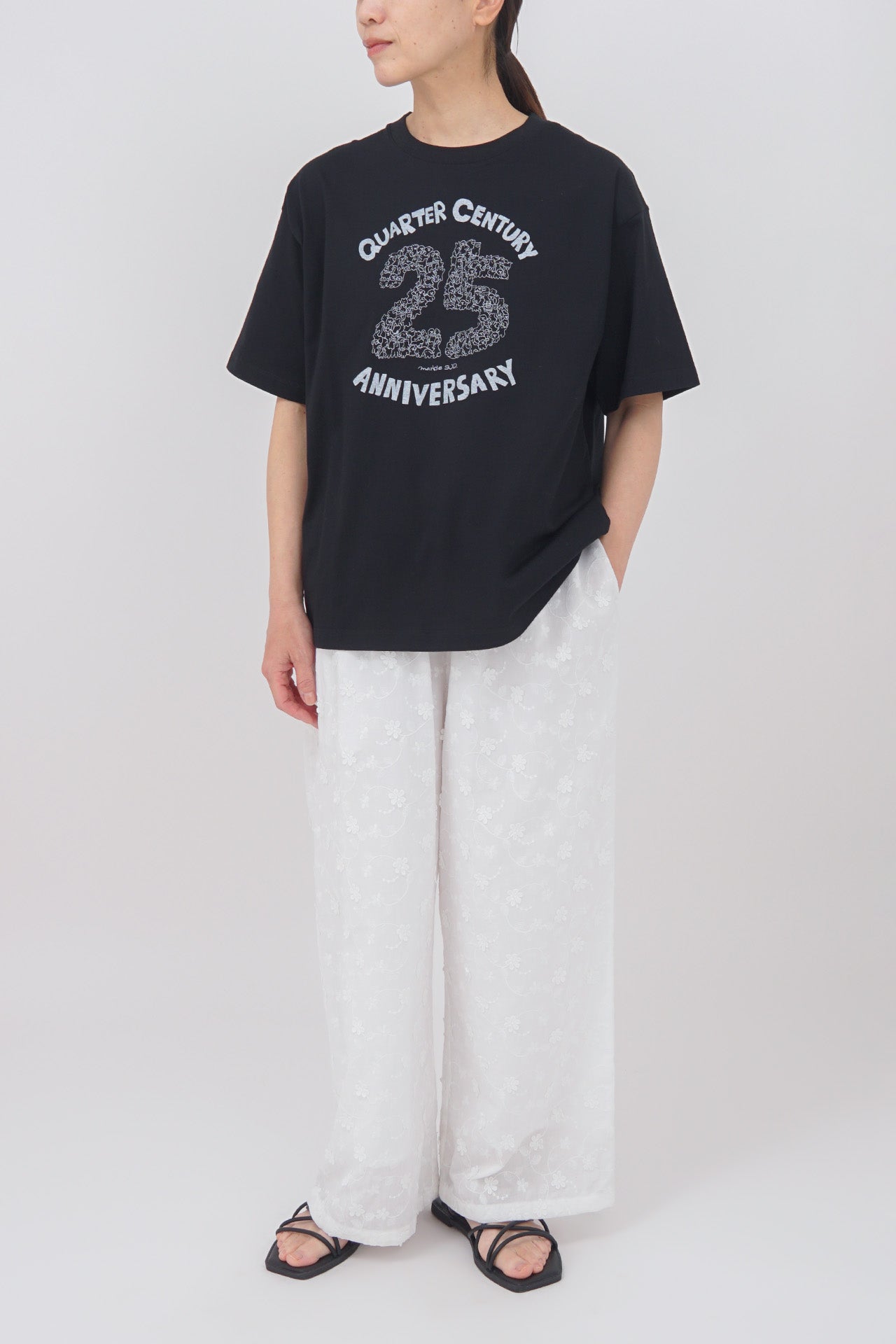 marble SUD グラフィックTシャツ ホワイト　新品未使用　タグ付き marble SUD】Apple Tシャツ＊L size