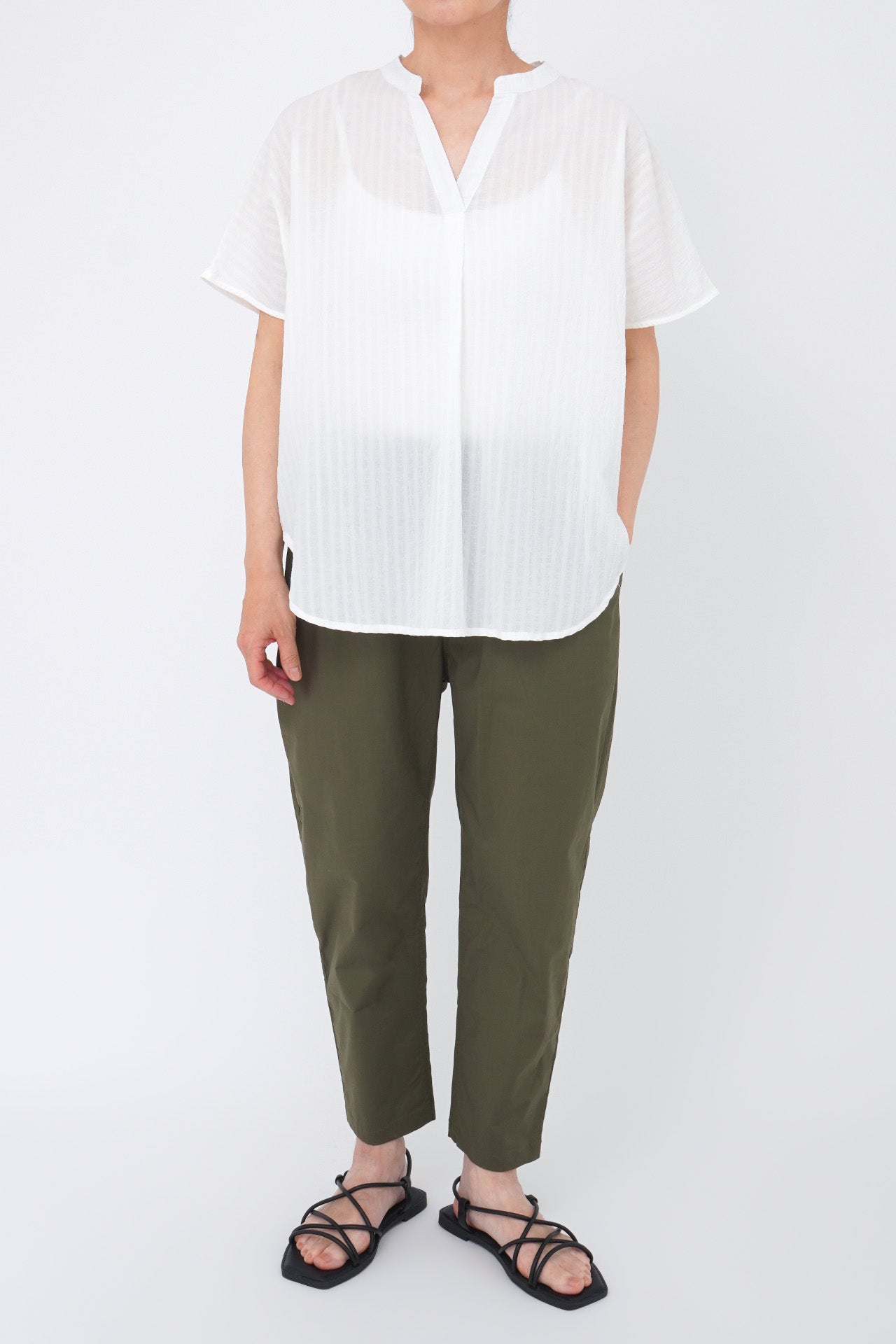 KHAKI/model:161cm