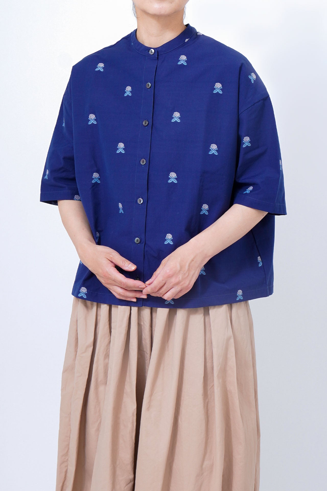 ☆あじさいJQ ロクブシャツ | marble SUD(マーブルシュッド)公式通販