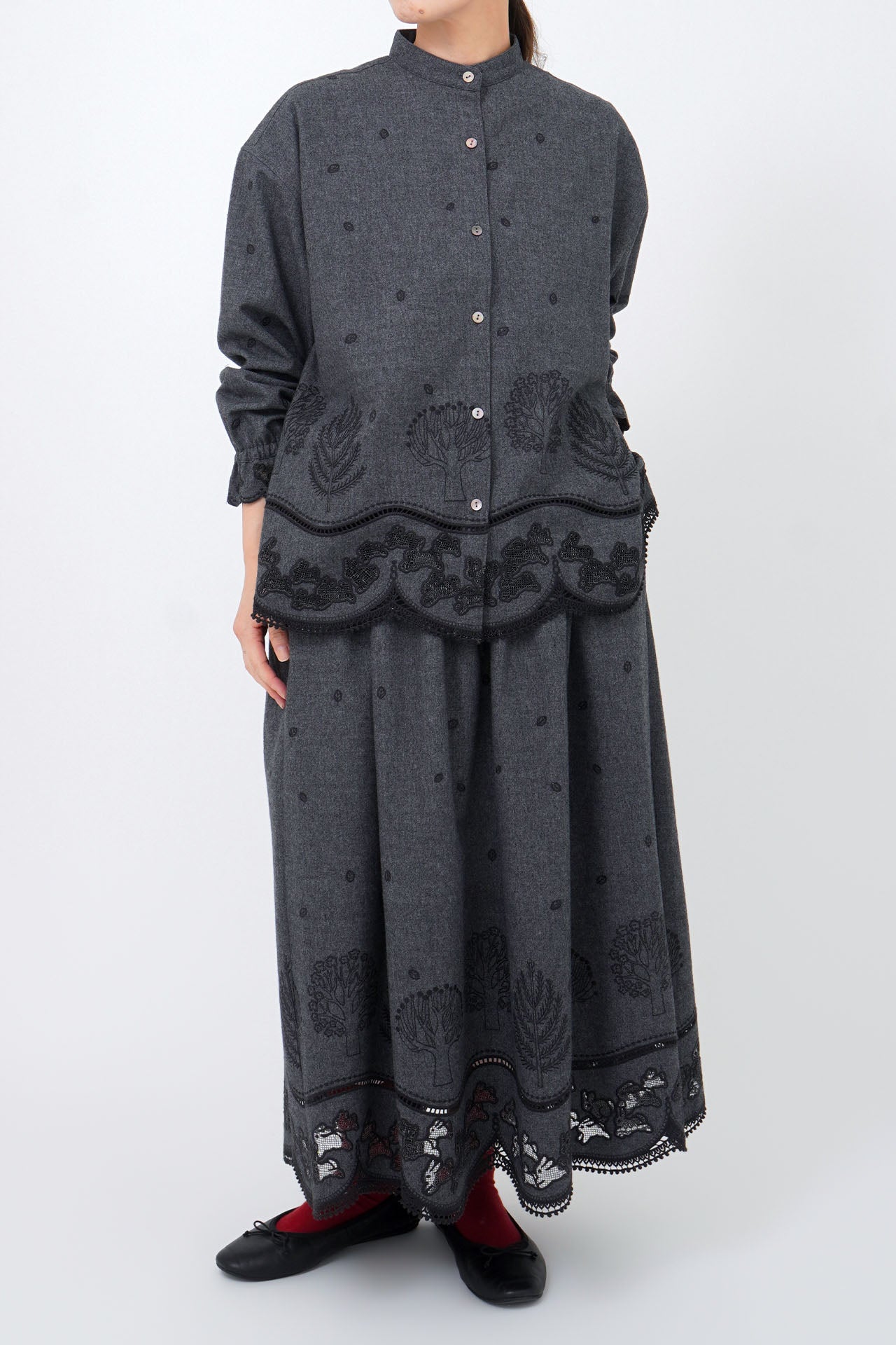 GREY/model:158cm