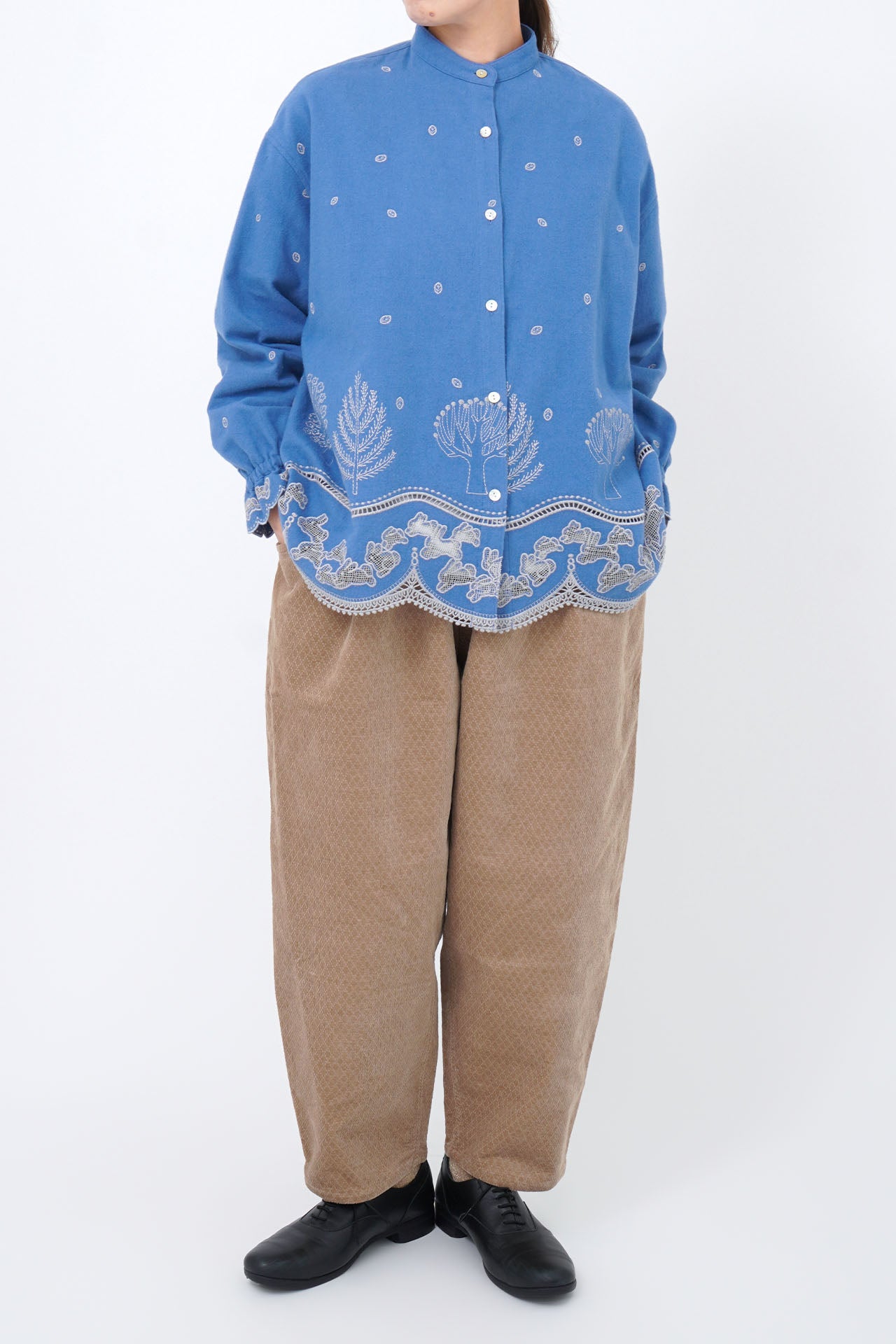 BLUE/model:158cm