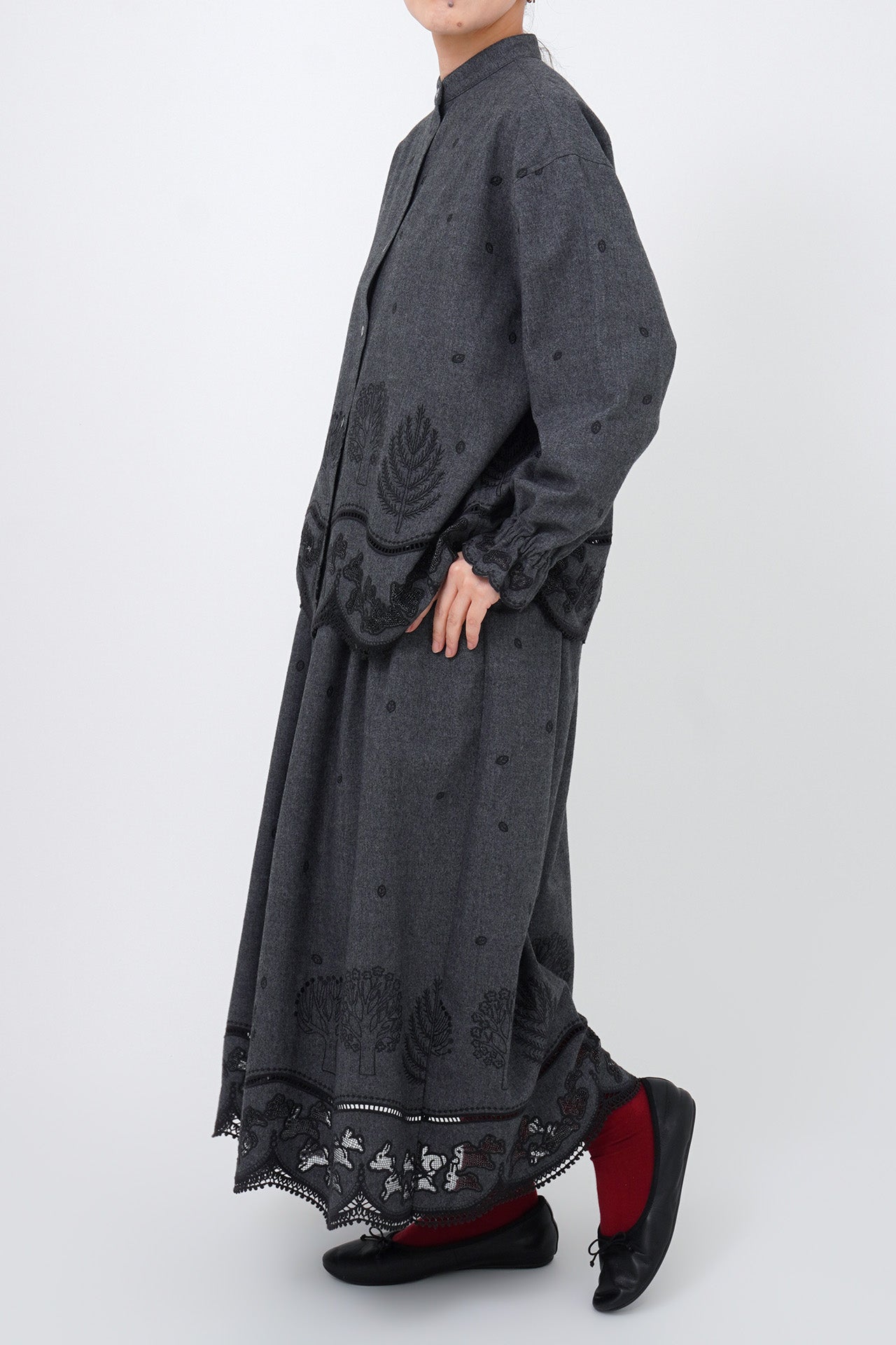 GREY/model:158cm