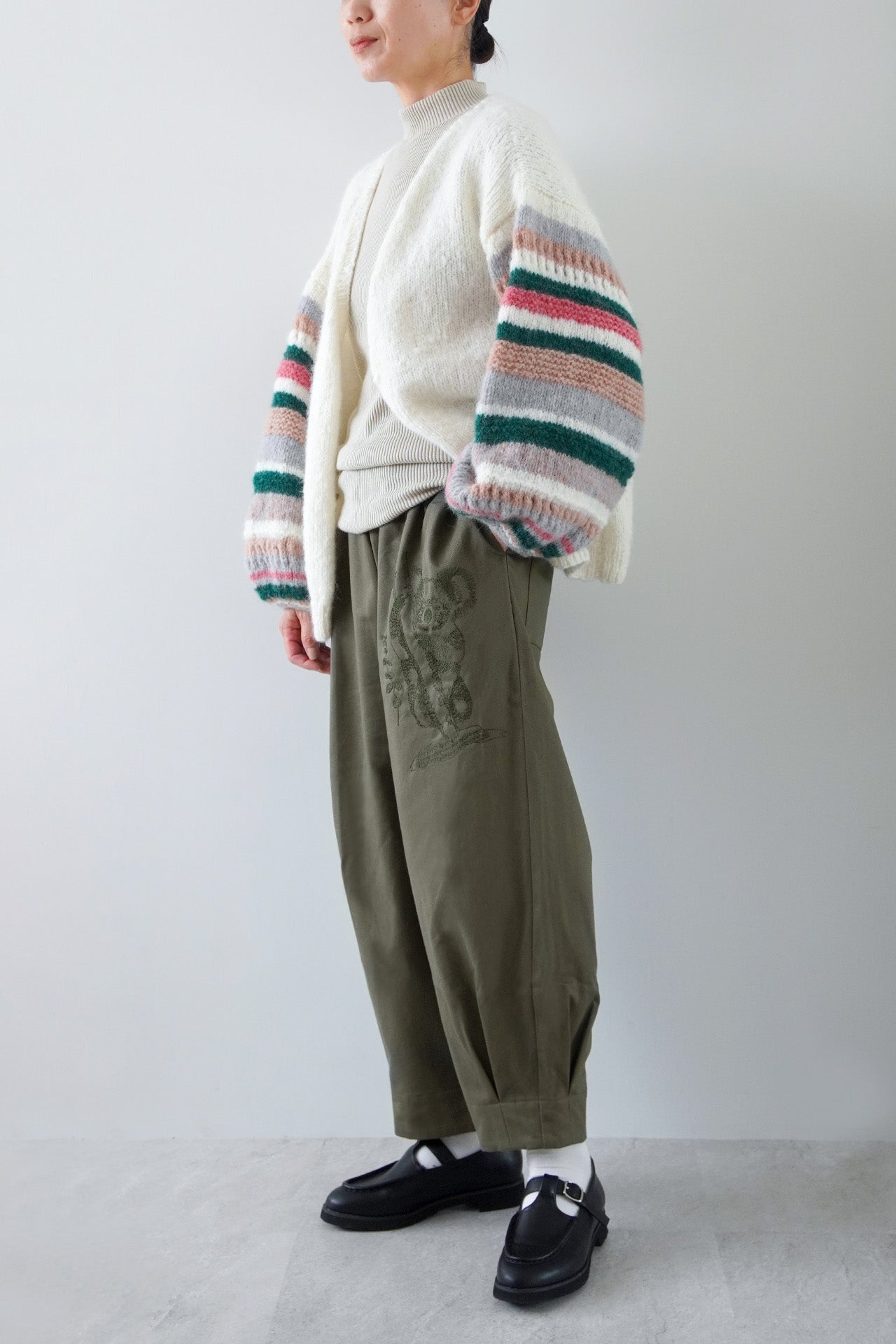 KHAKI/model:161cm