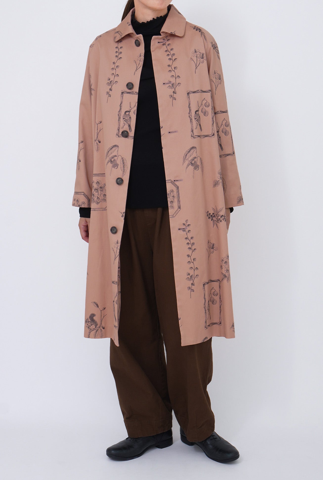 forest frame ステンカラーコート | marble SUD(マーブルシュッド)公式通販