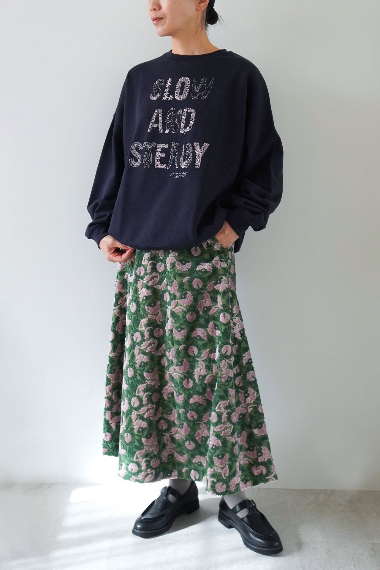 GREEN/model:161cm