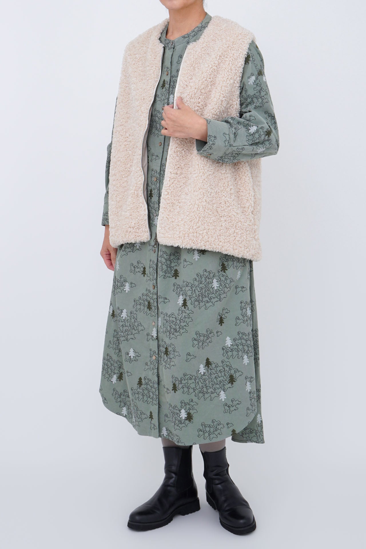 WHITE/model:161cm