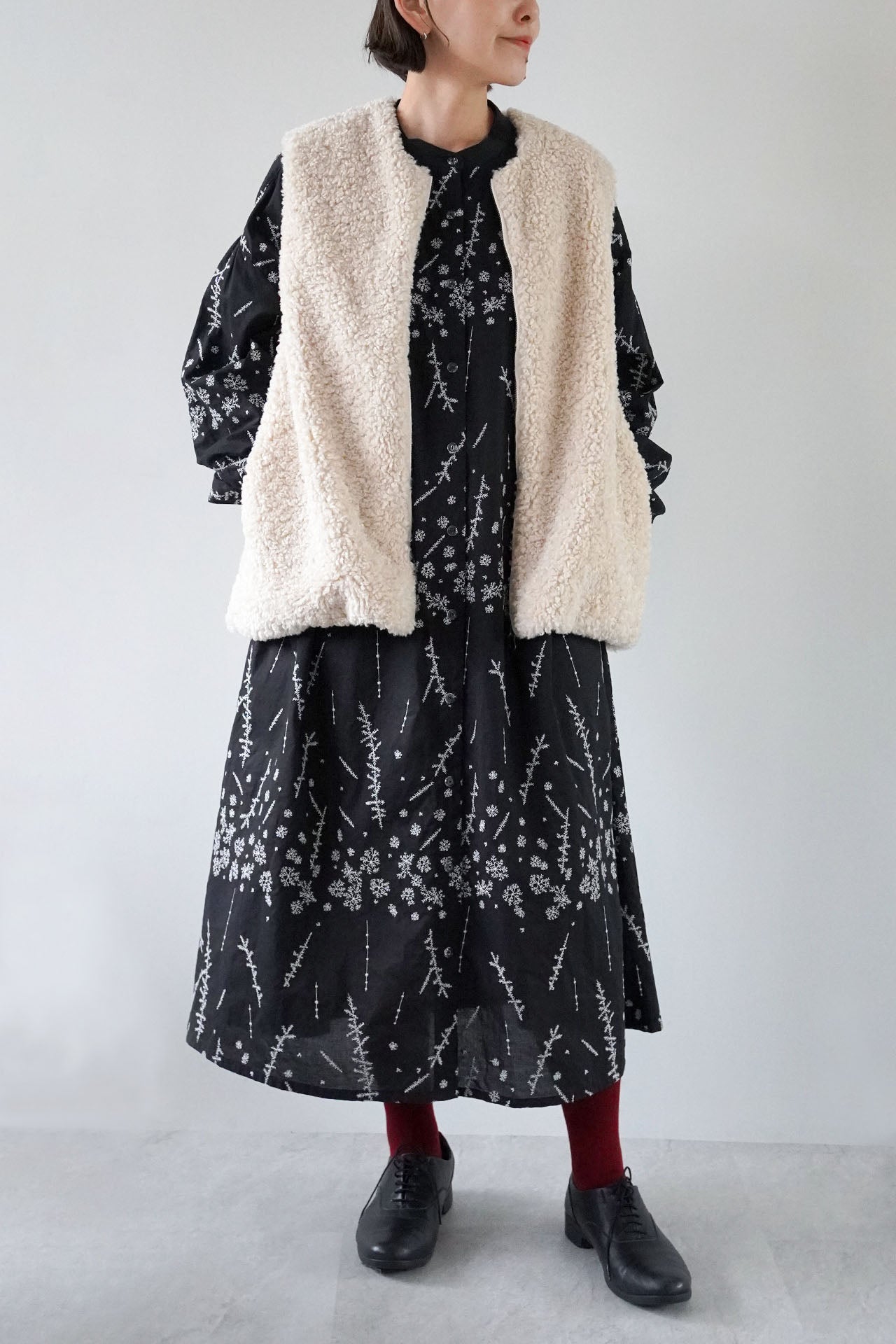 WHITE/model:158cm