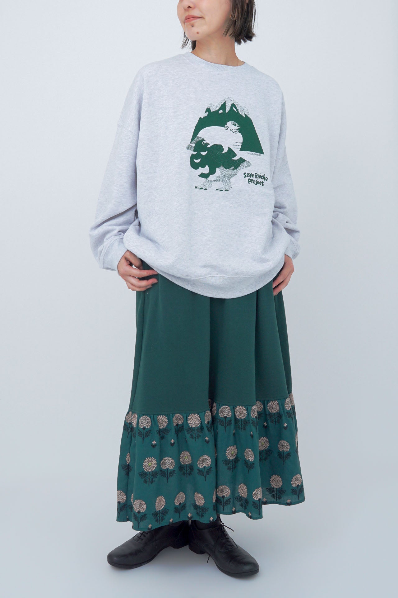 H.GREY/model:158cm