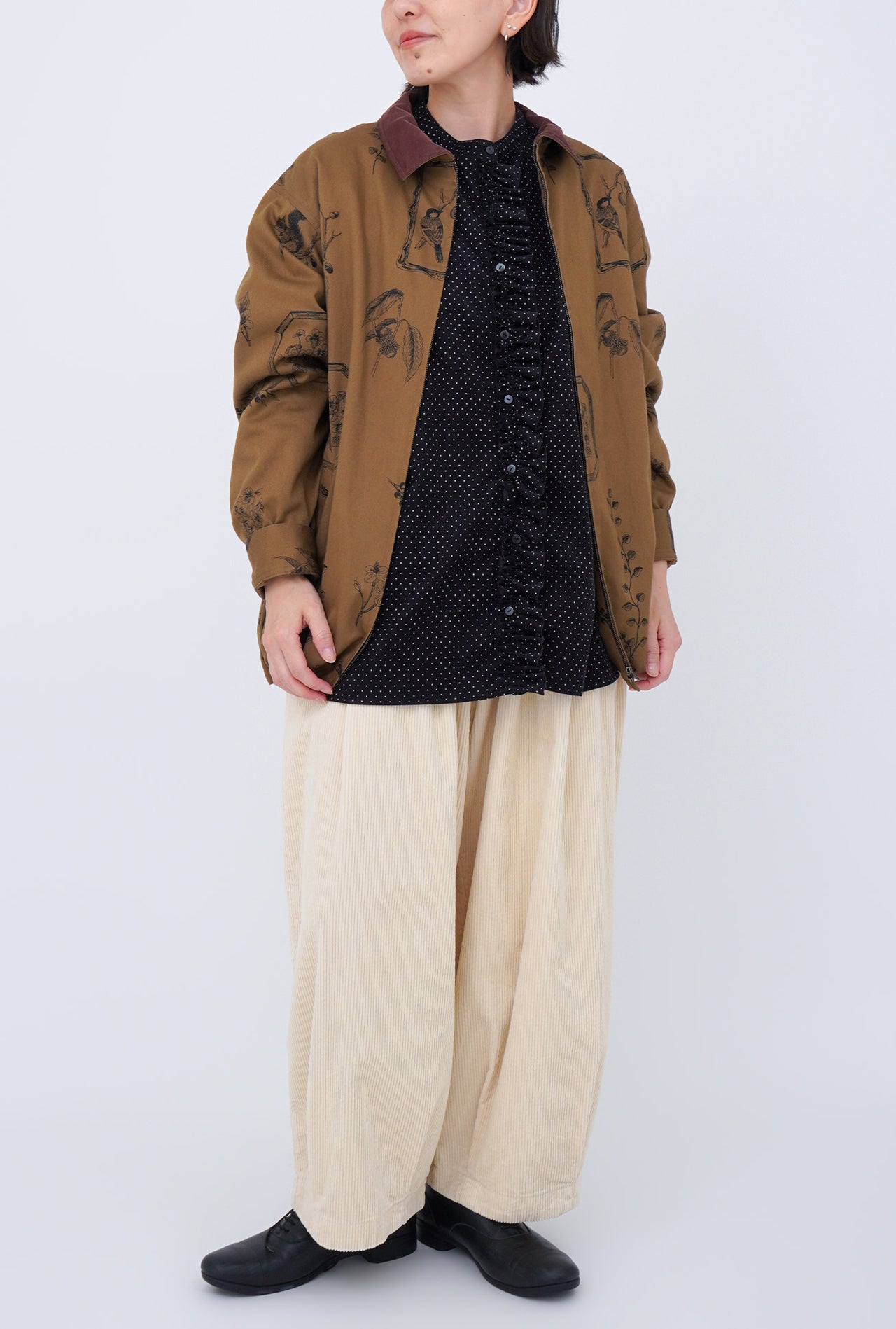 BROWN/model:158cm