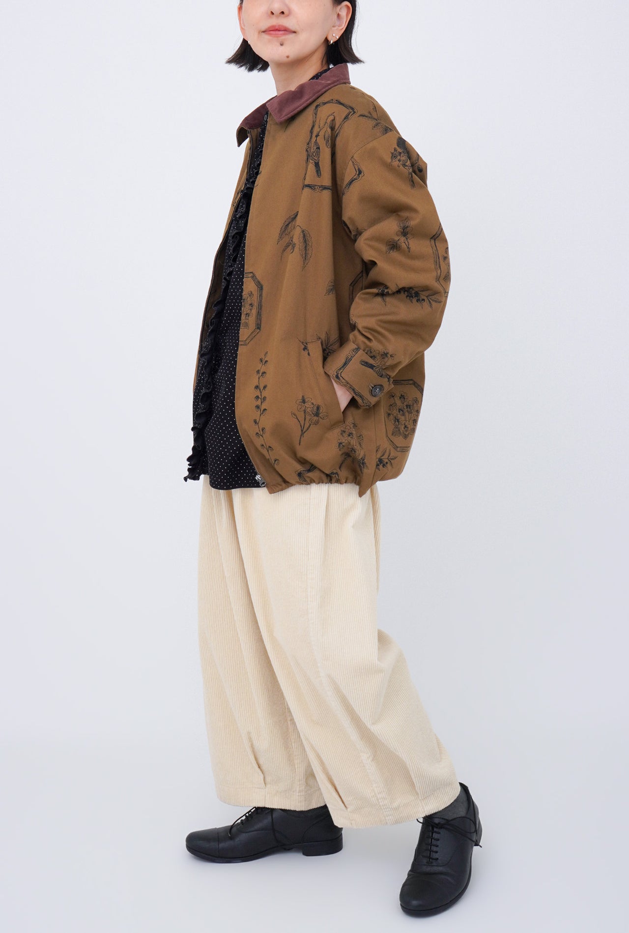 BROWN/model:158cm