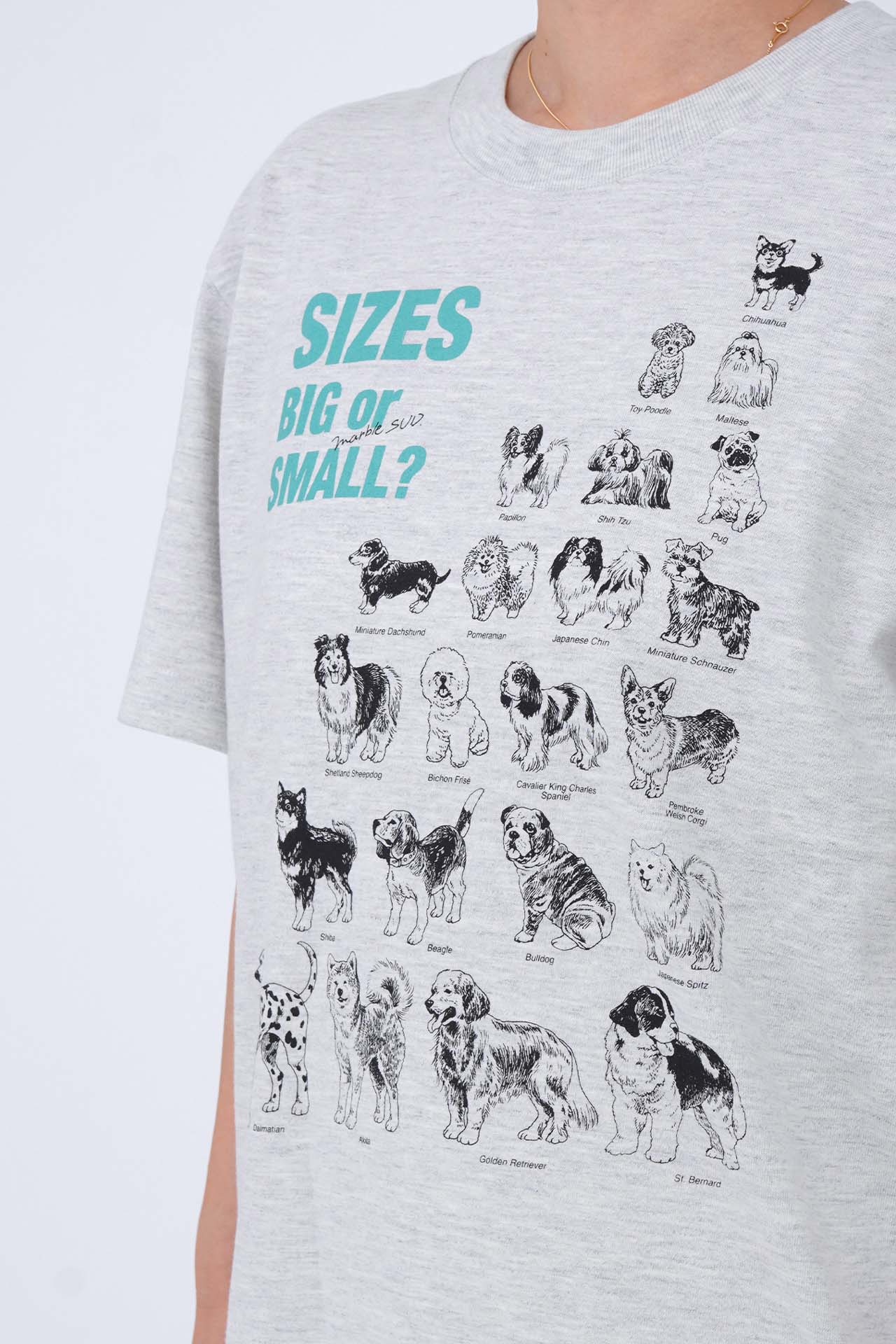 Marble SUD 【美品】動物柄 長袖シャツ ホワイト/ブラック marble SUD(マーブルシュッド)公式通販