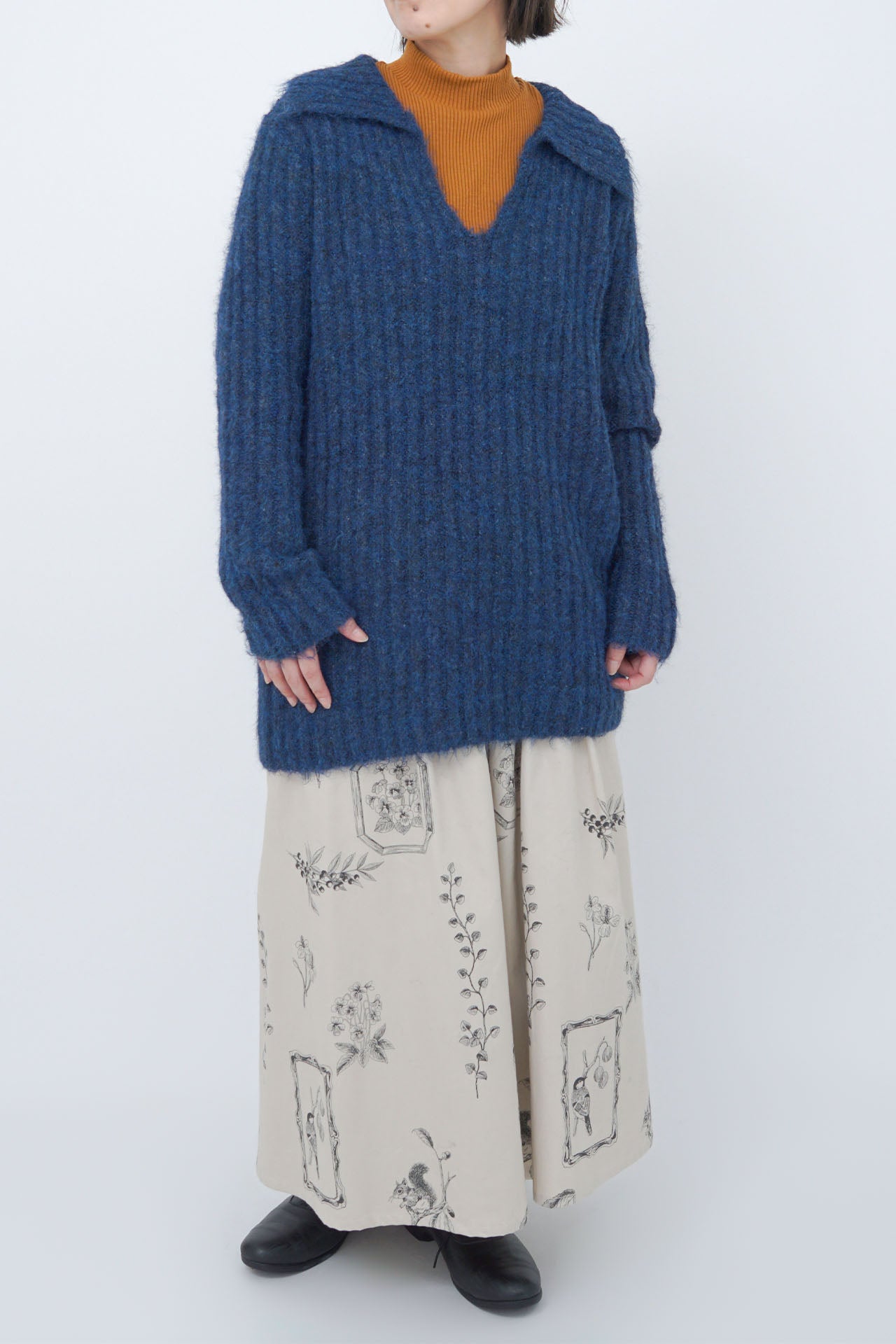 BLUE/model:158cm