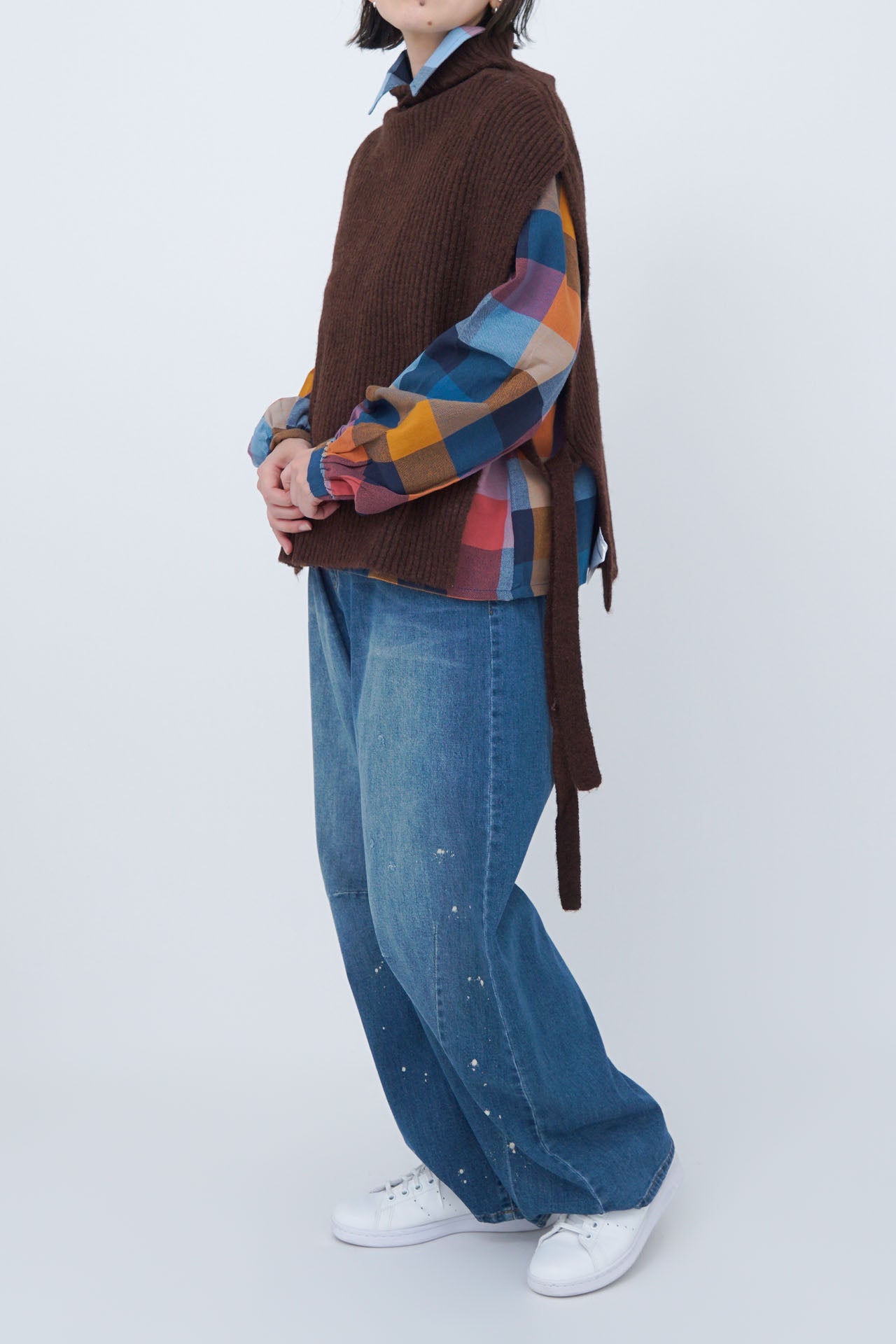 BROWN/model:158cm